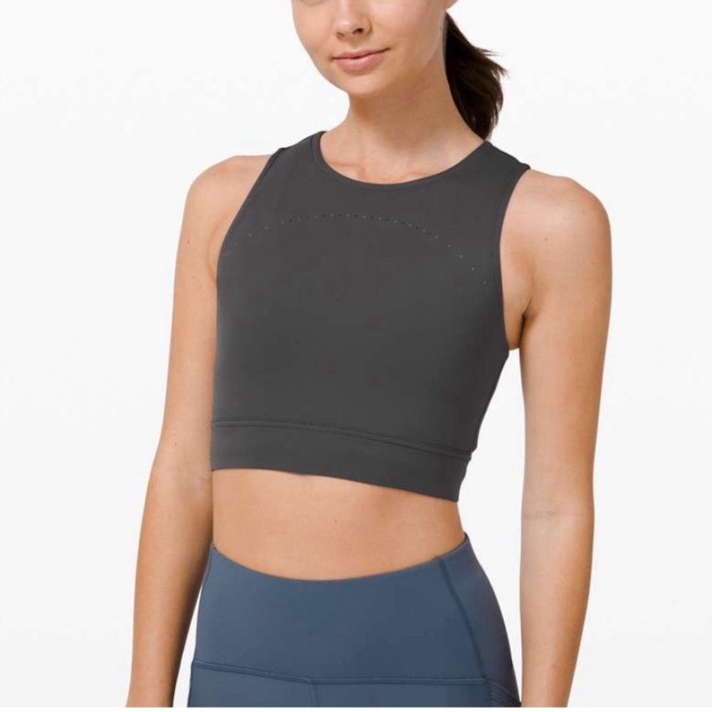 Gray Lululemon tank top size 4